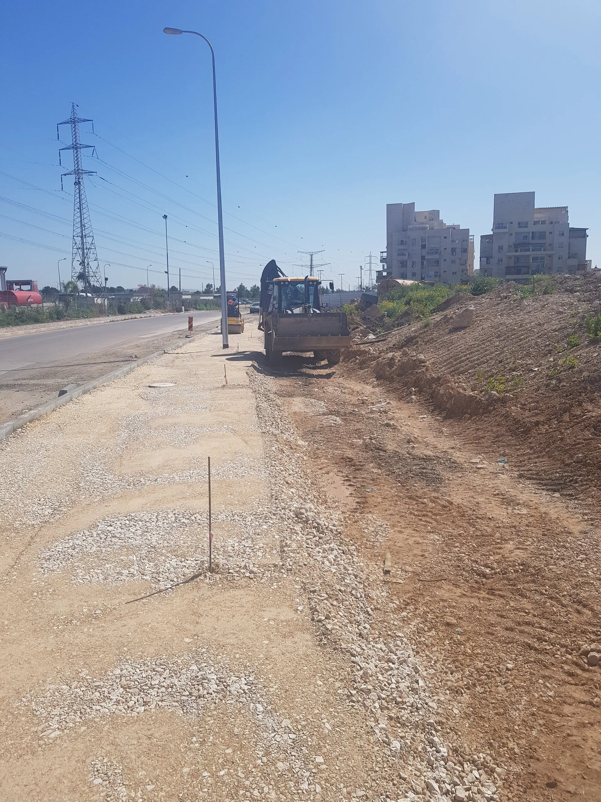 כביש 4711, אלעד, צילום מהשטח 1