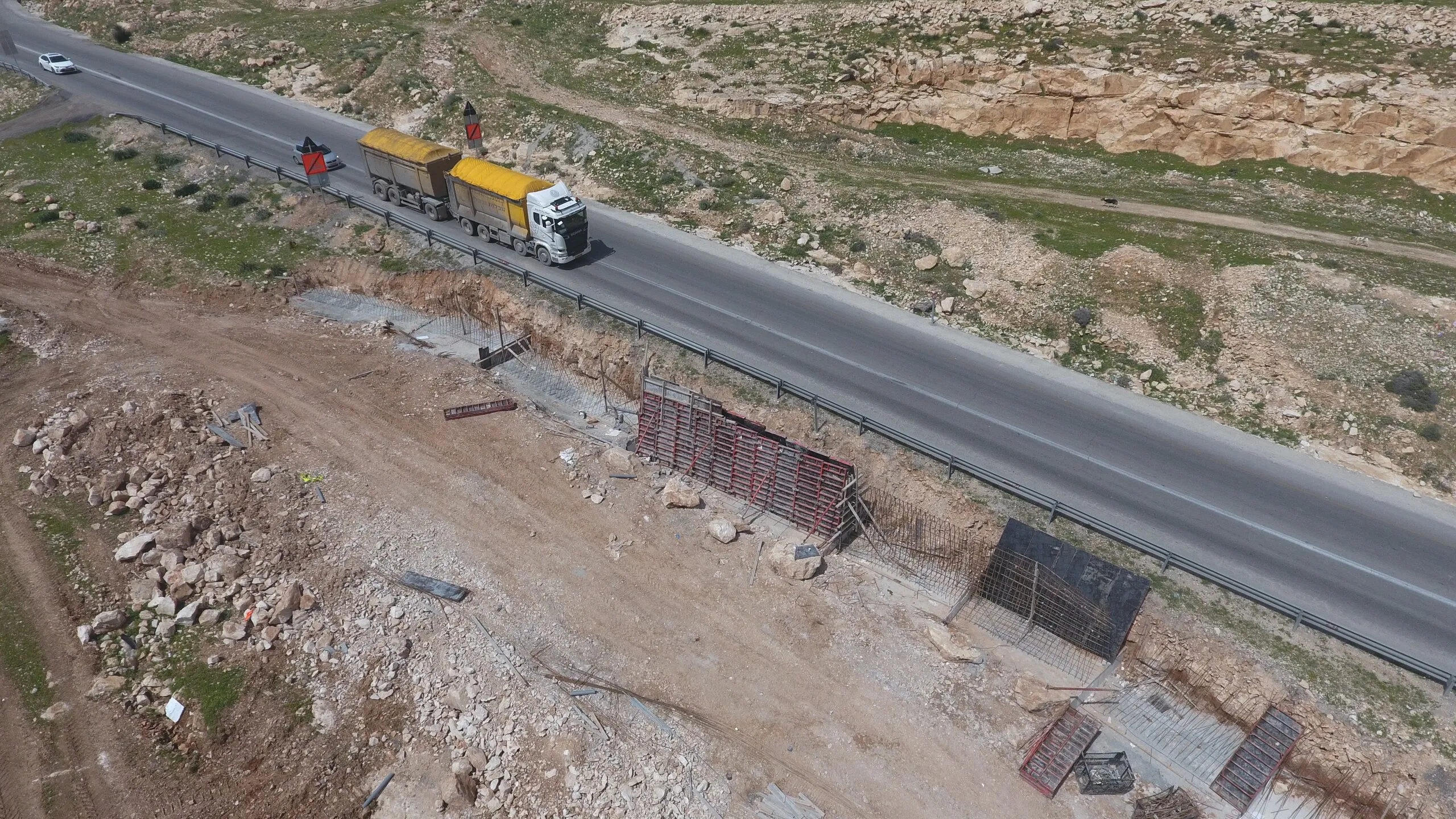 מוקדי סיכון, כביש 437, צילום מהשטח 5