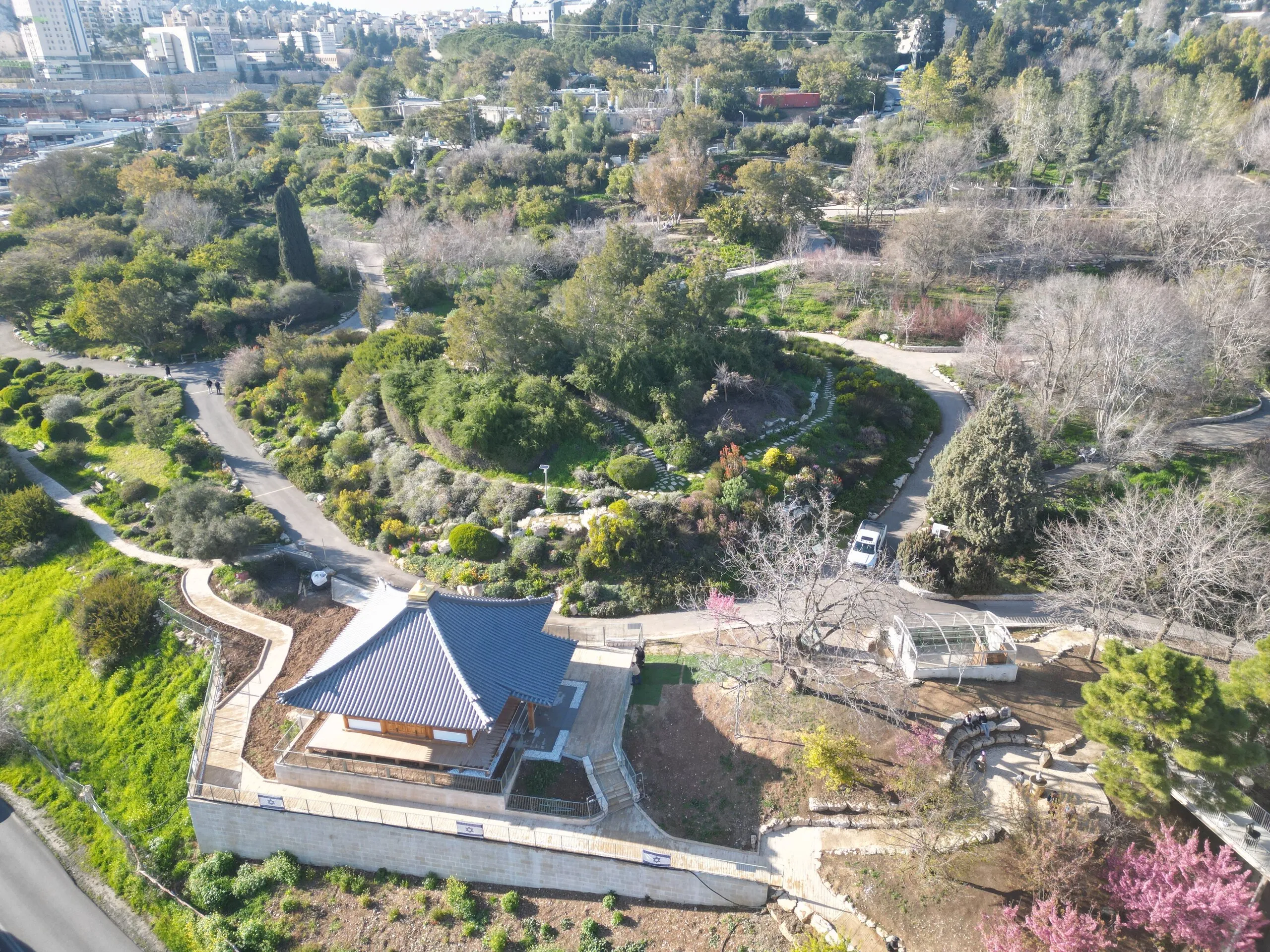 הפגודה היפנית, הגן הבוטני האוניברסיטאי ירושלים, צילום מהשטח 8